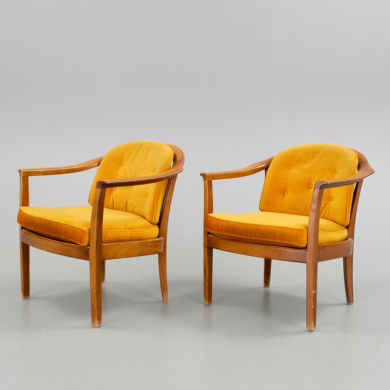 FÅTÖLJER, ett par, "Classic", Sylve Stenqvist, OPE-möbler.