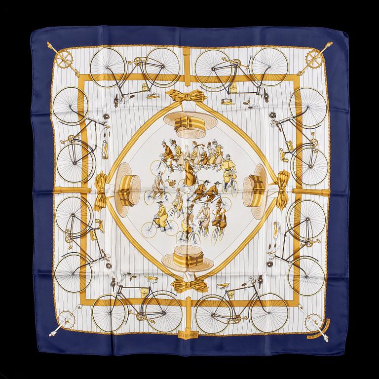 HERMÈS, scarf, "Les Becanes", 1970-tal.