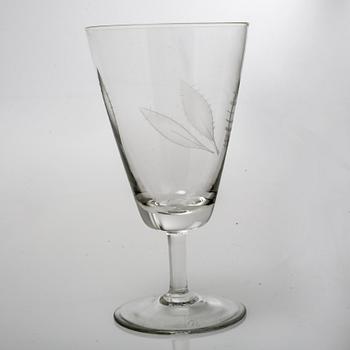 A set of glass tableware, 26 pcs, by Rosenthal, second half of the 20th century.