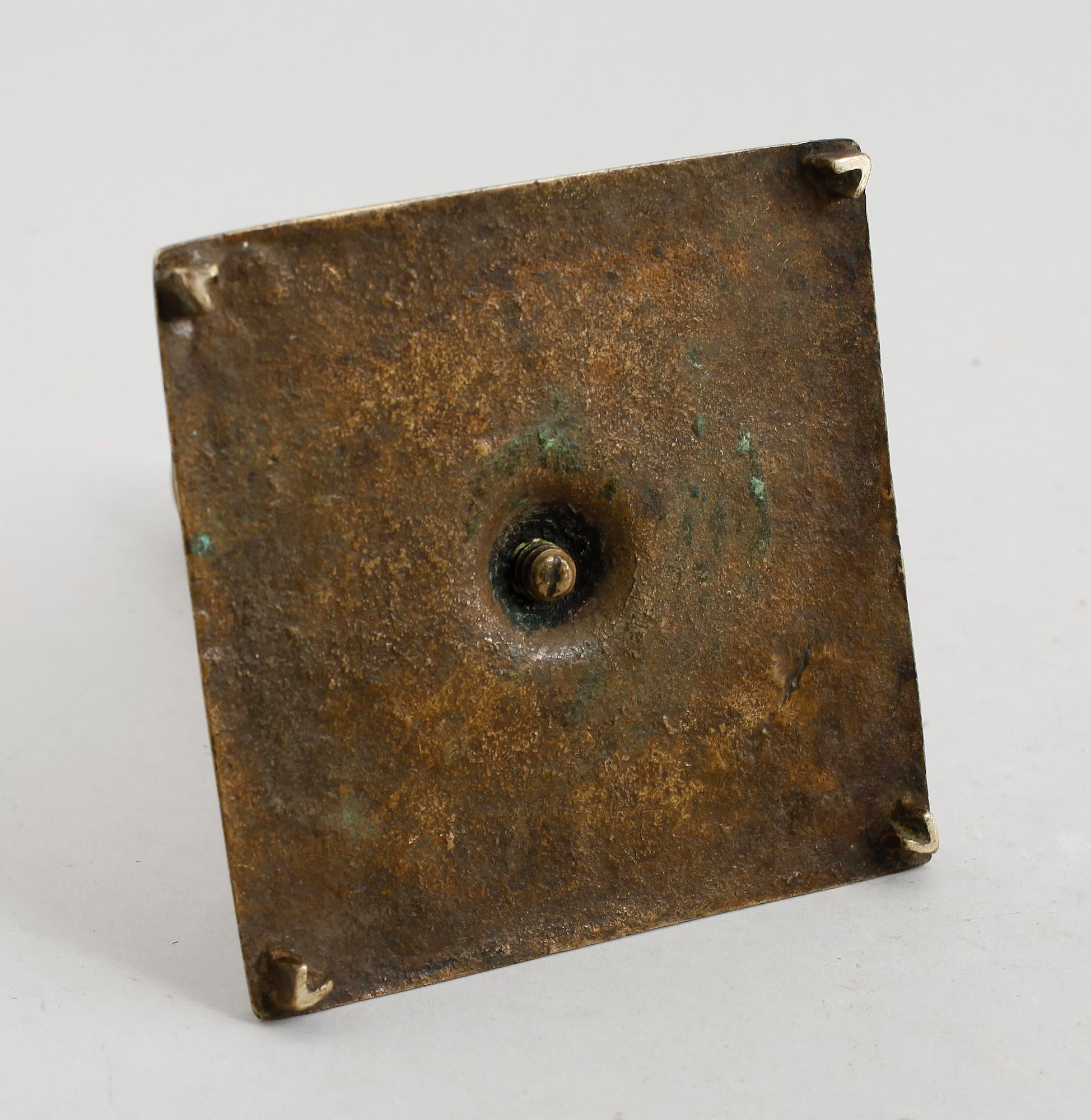 LJUSSTAKE, mässing, 1500-/1600-tal.
