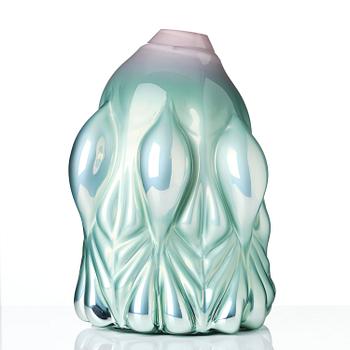 Hanna Hansdotter, "Dripping Print", skulptur, glas, The Glass Factory, Boda Glasbruk, 2019, AP 1.