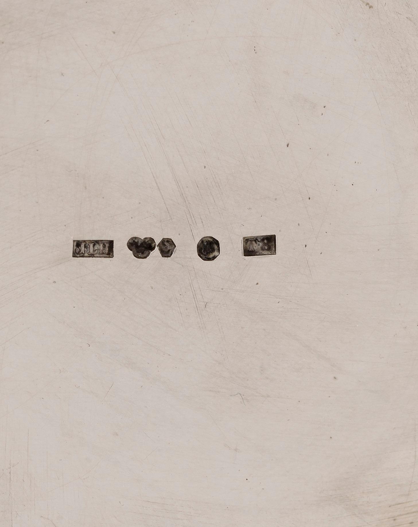 BÄGARE, silver, J L Hultman AB, Stockholm, 1945. Vikt ca 215 g.