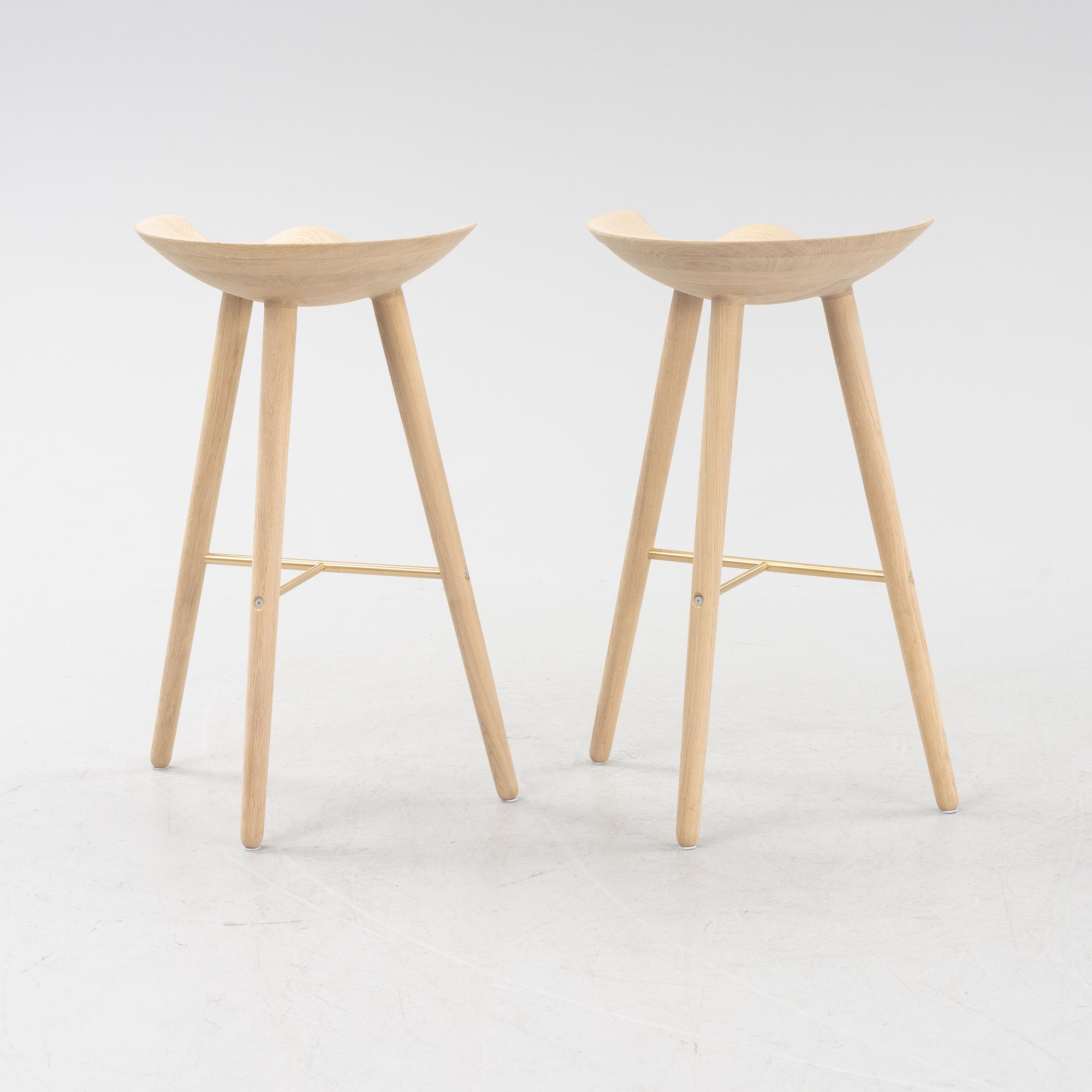 Flemming Lassen, Barstolar ett par, ML42, by Lassen, Danmark, formgivna 1942.
