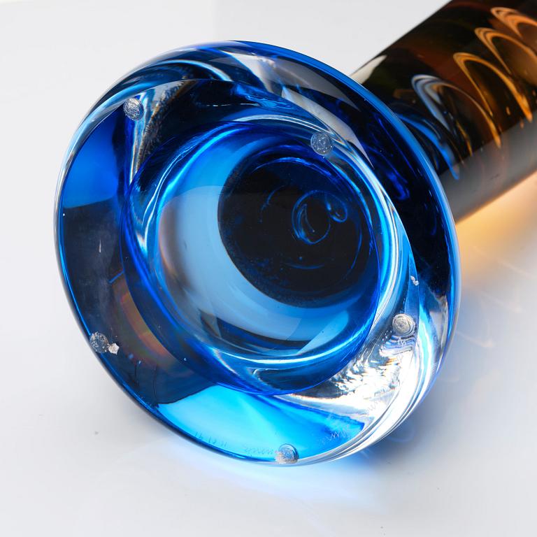 Eva Englund, a unique glass sculpture 'Moder Svea', Muraya, Sweden 1991.