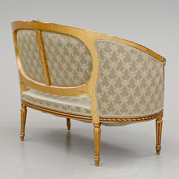 SOFFA, sk badkarsmodell, gustaviansk stil, tidigt 1900-tal.