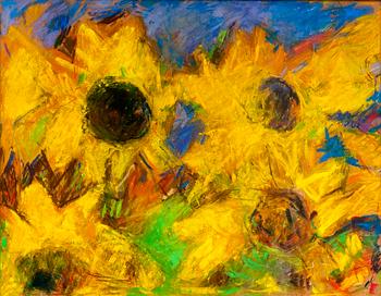 56. Rafael Wardi, SUNFLOWERS.