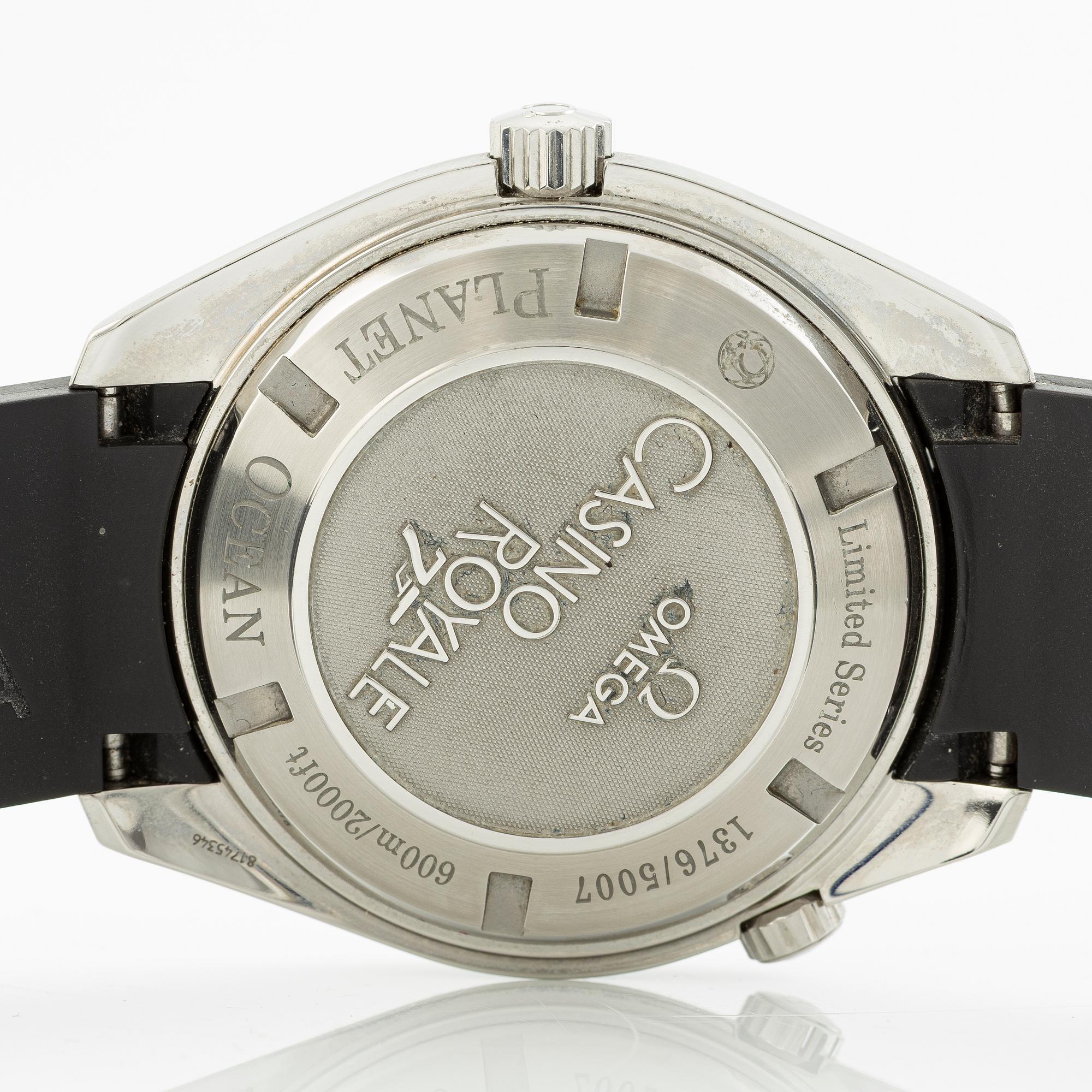 Omega, Seamaster, Planet Ocean 600M, Casino Royale, wristwatch, 45 mm.