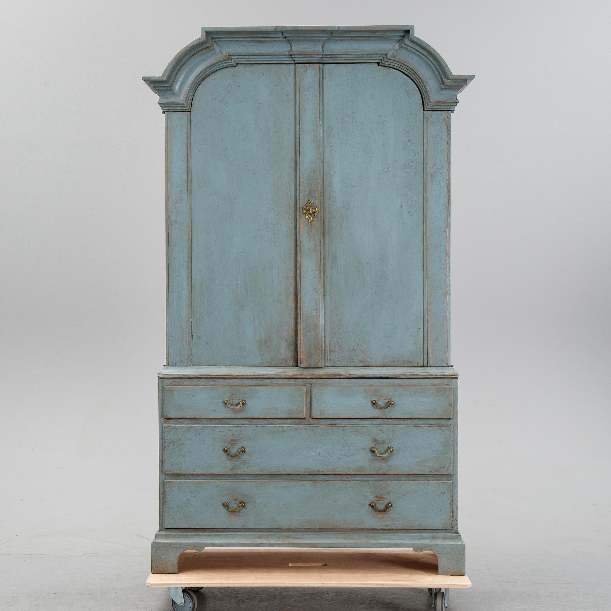 A late baroque style cabinet, 19th Century.
