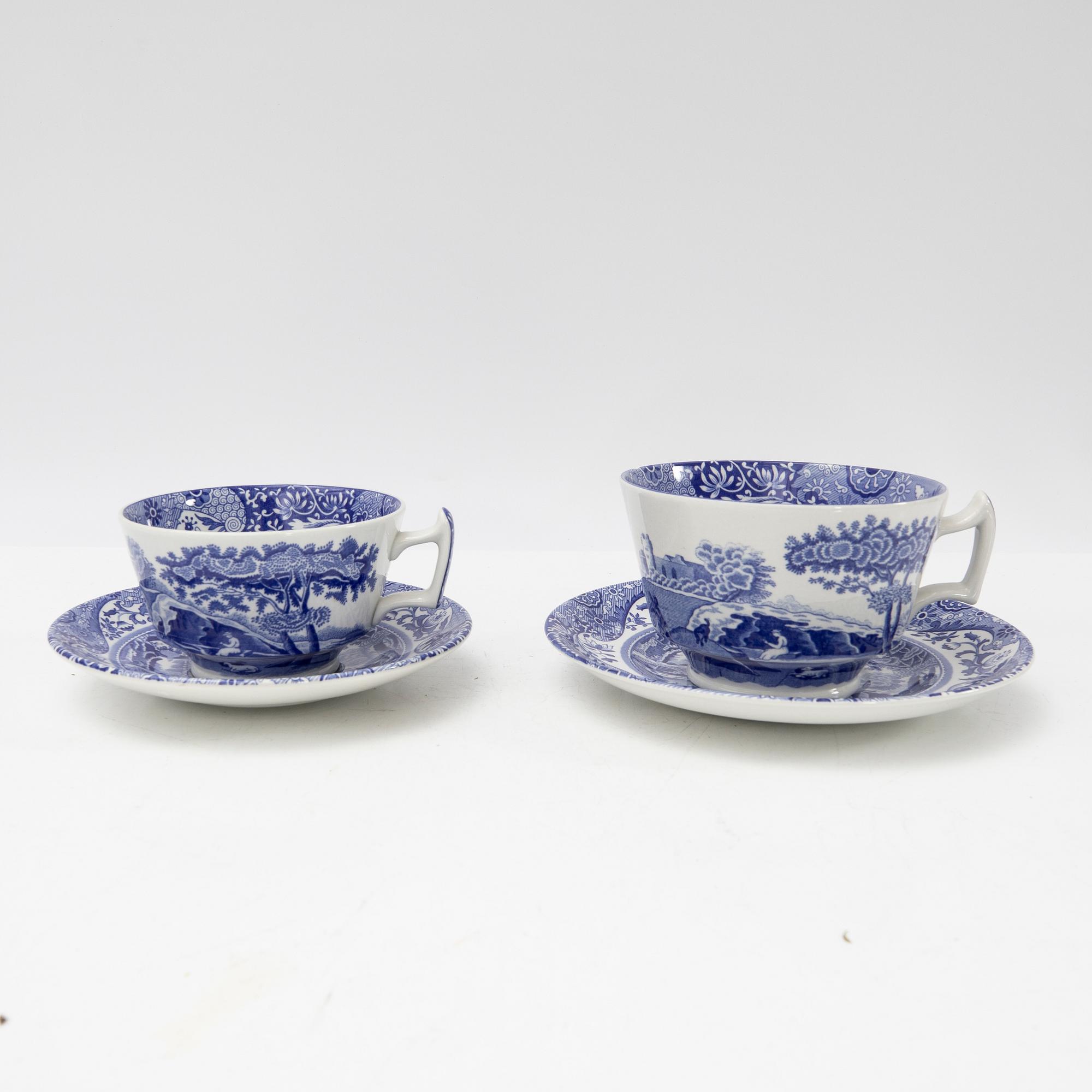 Food and coffee service, 40 pieces, Spode Italian, England.