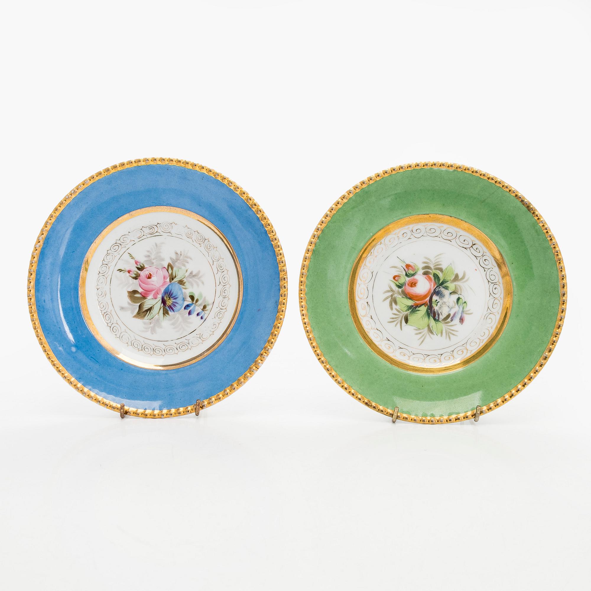 Lautasia, 2 + 6 kpl, Kuznetsov Venäjä 1900-1917.