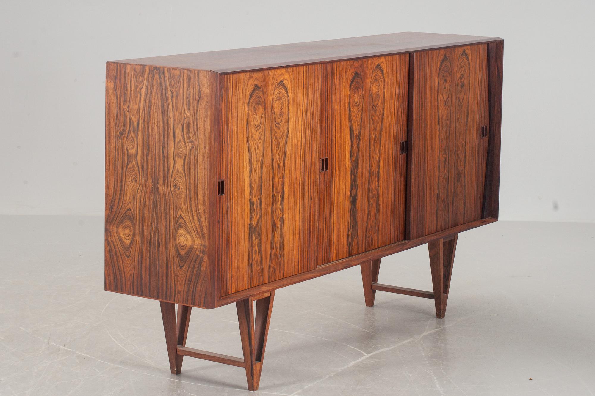 SIDEBOARD, Poul Hundevad, Danmark. 1960-tal. CITES-intyg medföljer.