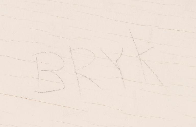 Rut Bryk, A stoneware relief signed a tergo Bryk.