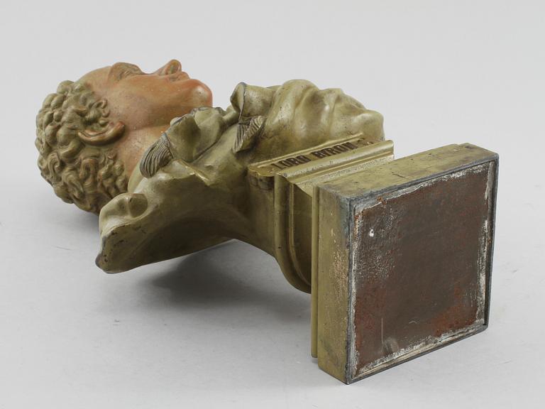 BYST, patinerad metall, 1900-tal.