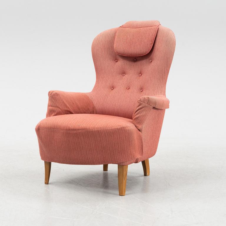 Carl Malmsten, a 'Farmor' easy chair, OH Sjögren, Tranås.