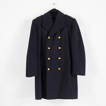 A Swedish three piece naval uniform for lieutenant, 20th cnetury.