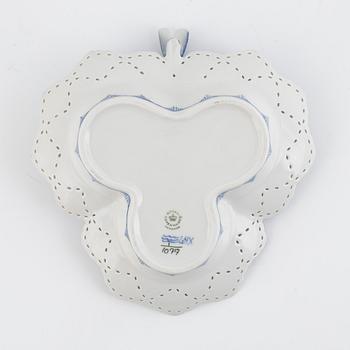 A 'Musselmalet' full-lace porcelain serving dish, Royal Copenhagen, Denmark 1979-1983.