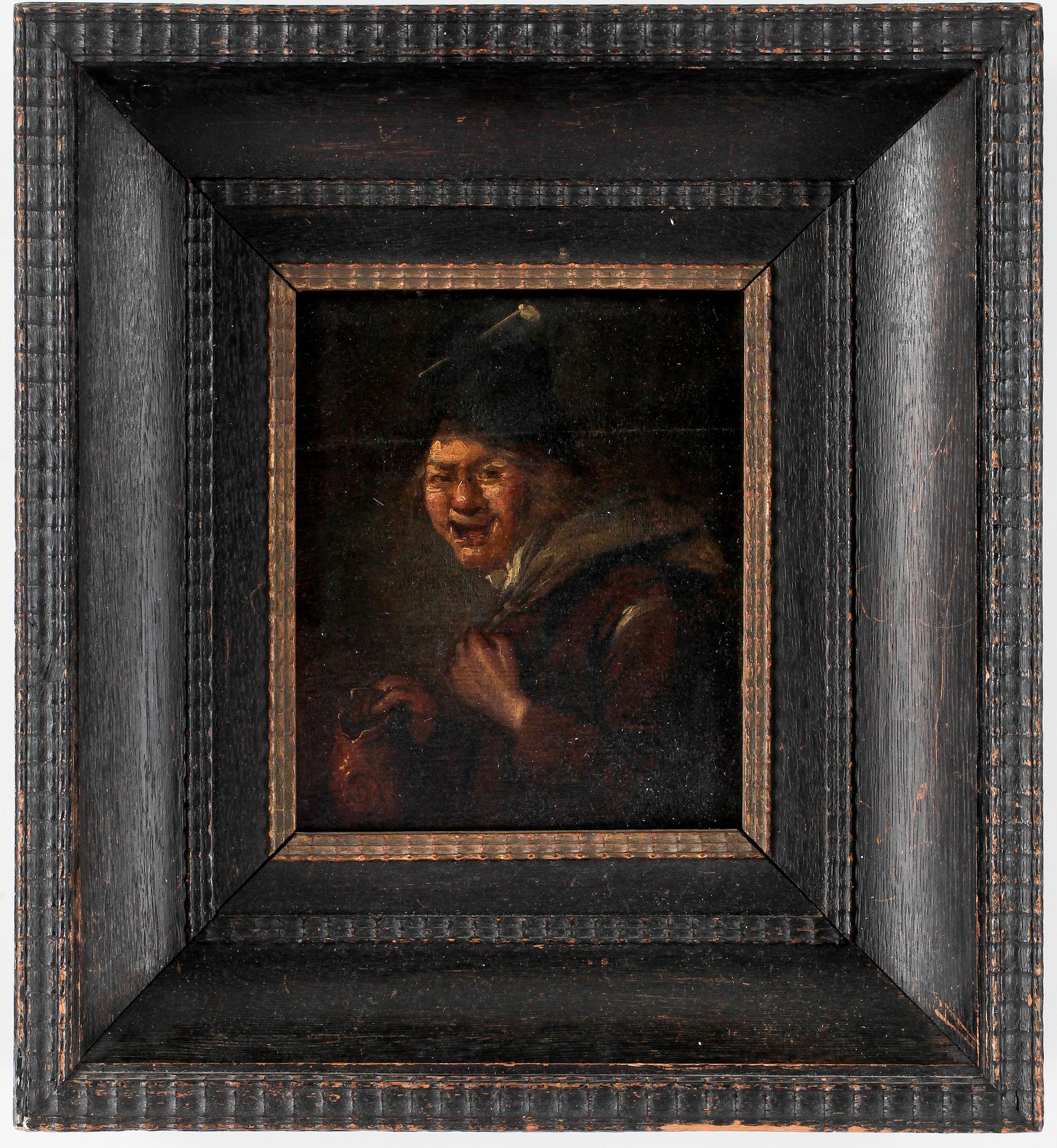 OKÄND KONSTNÄR, olja på pannå, 1900-tal.