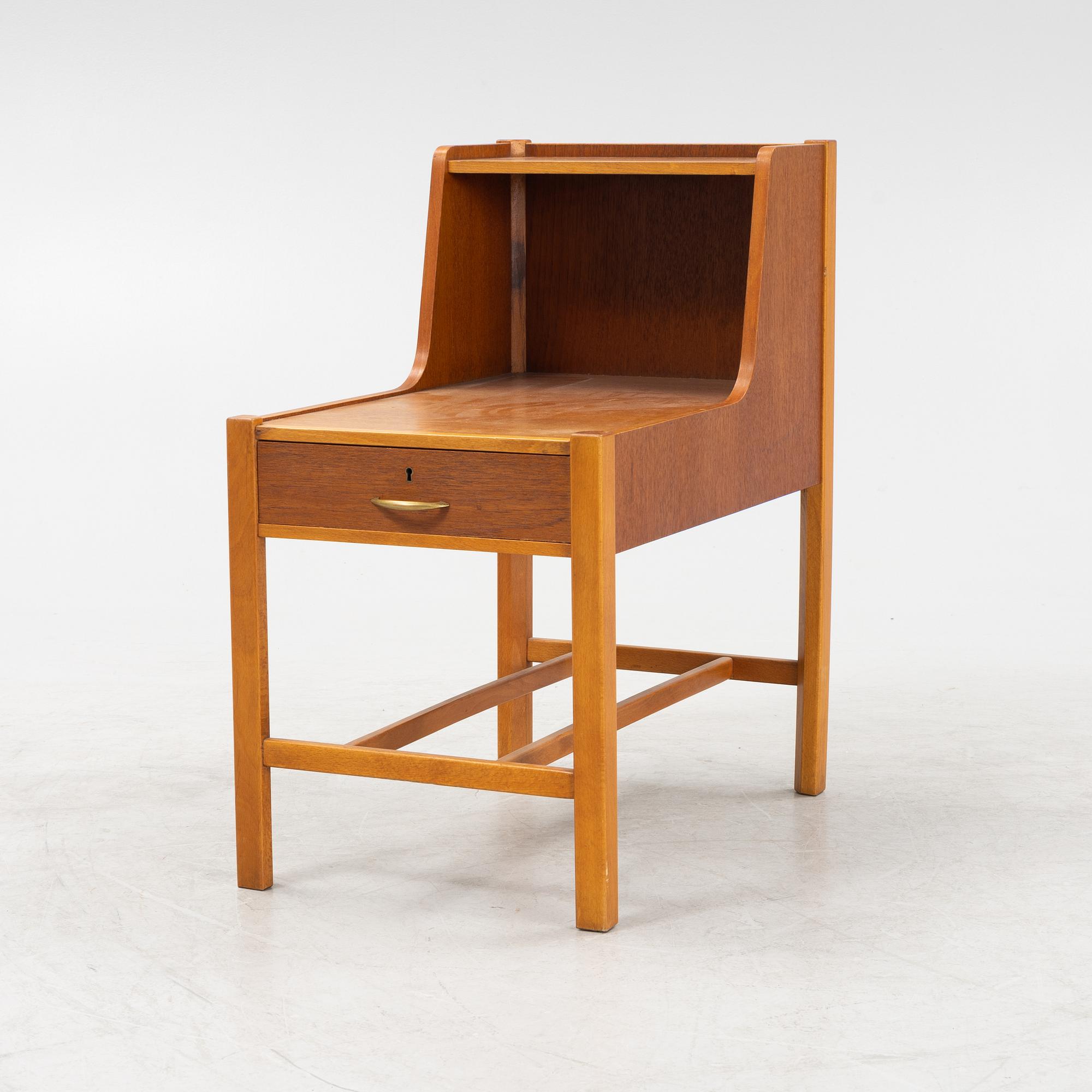 David Rosén, a teak veneered bedside table from the 'Futura-series', Nordiska Kompaniet.