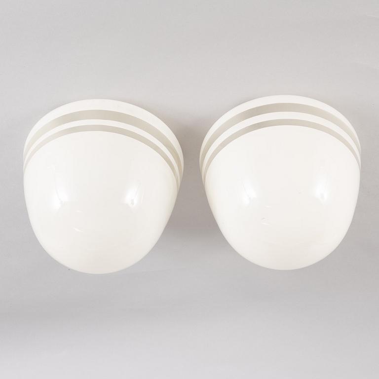 Harald Notini,  a pair of ceiling lamps, version of model "10148", Arvid Böhlmark's Lamp Factory, 1930s.