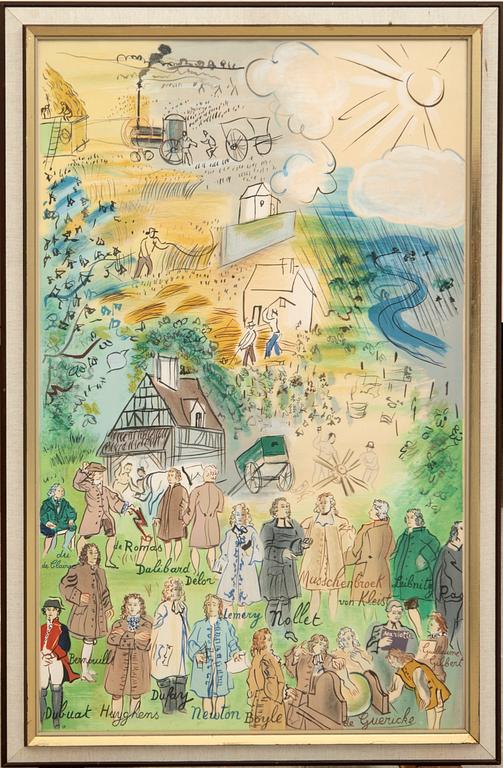 Raoul Dufy, lithograph 350 edition 1953.