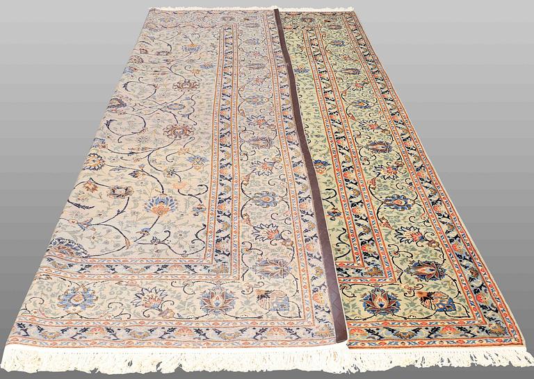 A CARPET, Kashan, 380 x 280 cm.