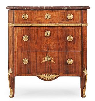 1469. A Gustavian late 18th century commode by G Foltiern.