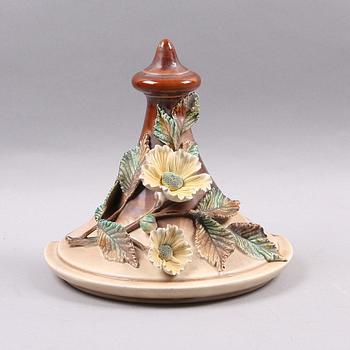 KONSOL, majolika, Rörstarnd, sent 1800-tal.