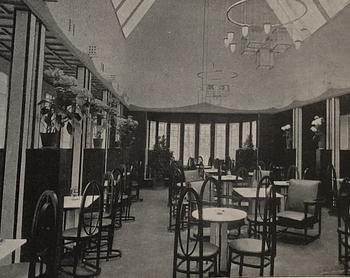 Carl Bergsten, stol, Gemla Leksaksfabrik, Diö, för Konst- och industriutställningen, Norrköping, 1906.