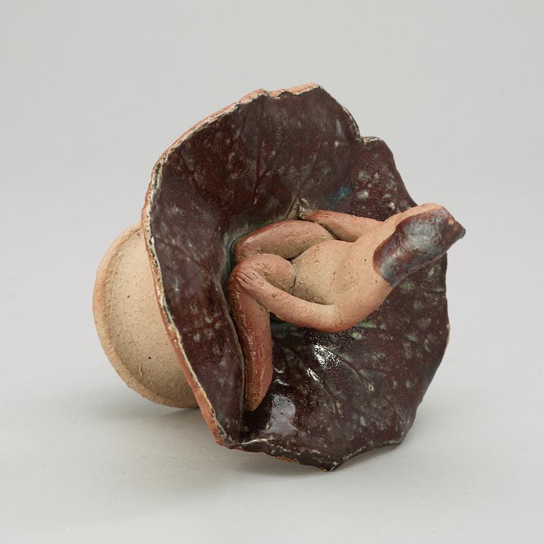 A unique Lisa Larson stoneware sculpture, Gustavsberg Studio 1970's.