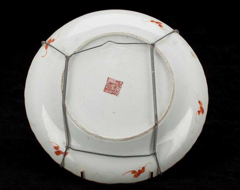 SKÅLFAT, porslin, Kina 1800-tal.