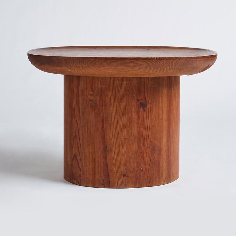 Axel Einar Hjorth, a stained pine 'Utö' table, Nordiska Kompaniet, 1930s.