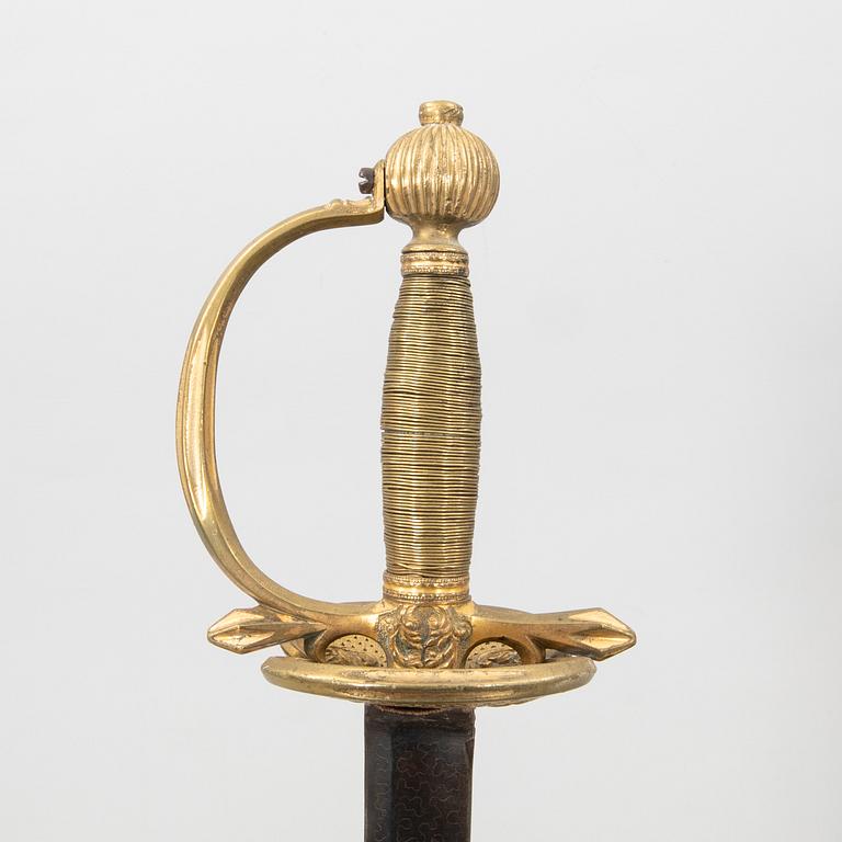 A Swedish infantry officer's sword 1820s/1830s.