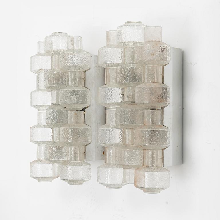 A pair of 'Festival' wall lights by Gert Nyström, Fagerhults Belysning, second half of the 20th century.