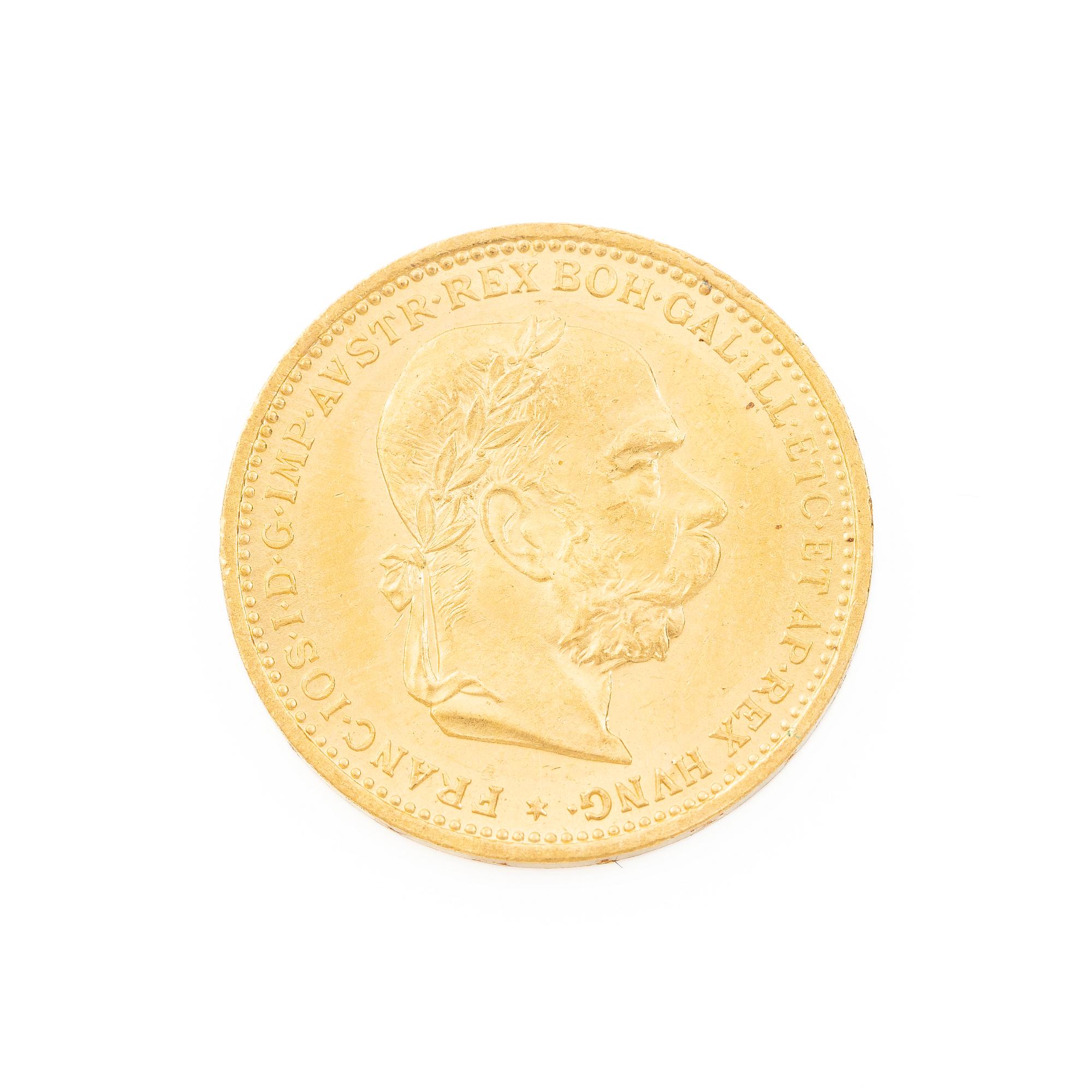 Gold coin, Austria-Hungary, 20 Corona, 1895.