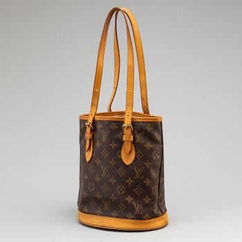 LOUIS VUITTON, Monogram Petit Bucket with pochette.