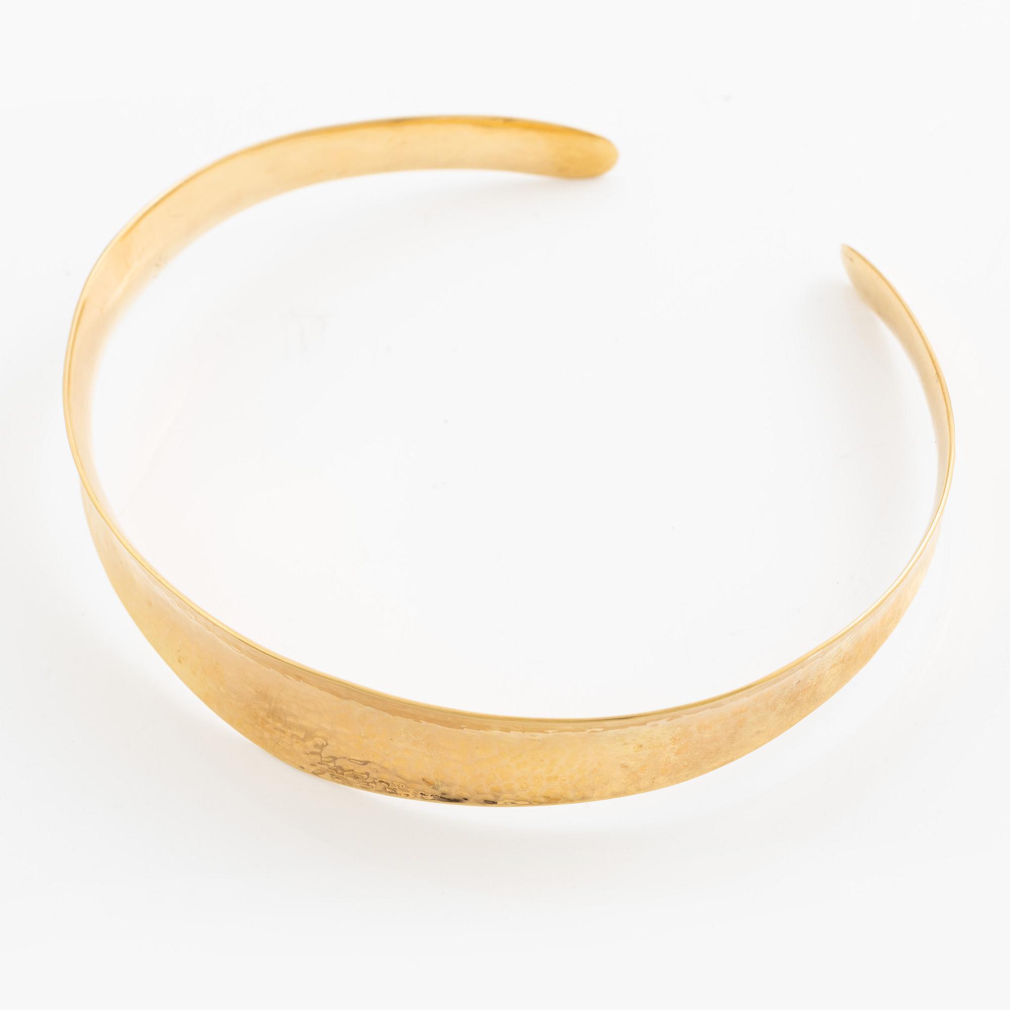 Carl Nyströmer, a necklace, 18K gold, Stockholm 1960.