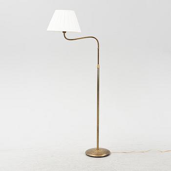 A brass floor lamp, Böhlmarks, 1940's.