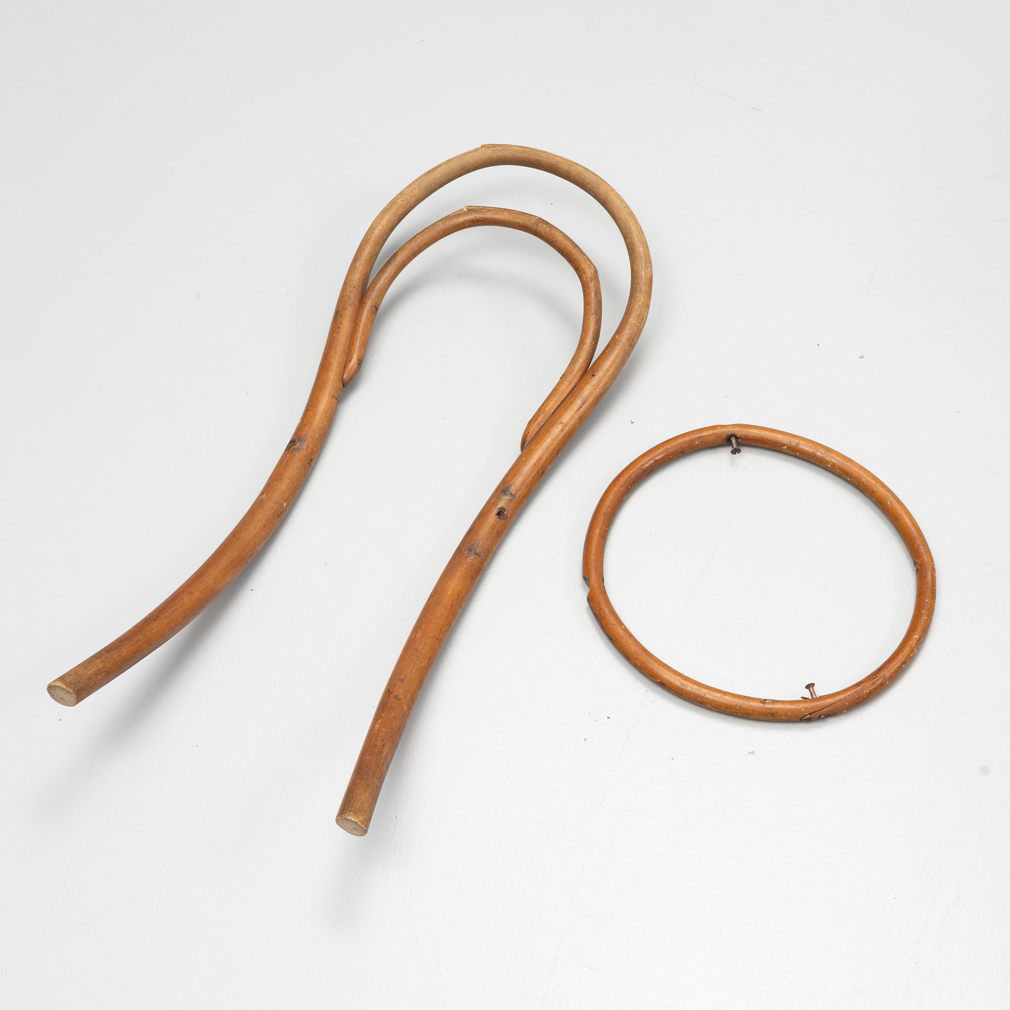 Five Thonét chairs No 14, Vienna around 1900.