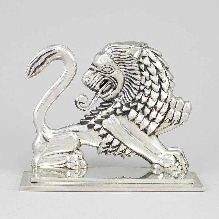 ANNA PETRUS, a pewter bookend for Svenskt Tenn, Stockholm, 2015.