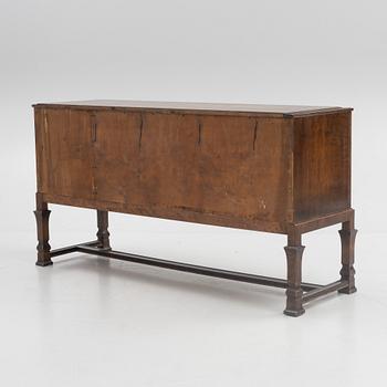 Matbord och stolar, 4 st samt sideboard, funkis, AB Svenska Möbelfabrikerna Bodafors, 1930-tal.