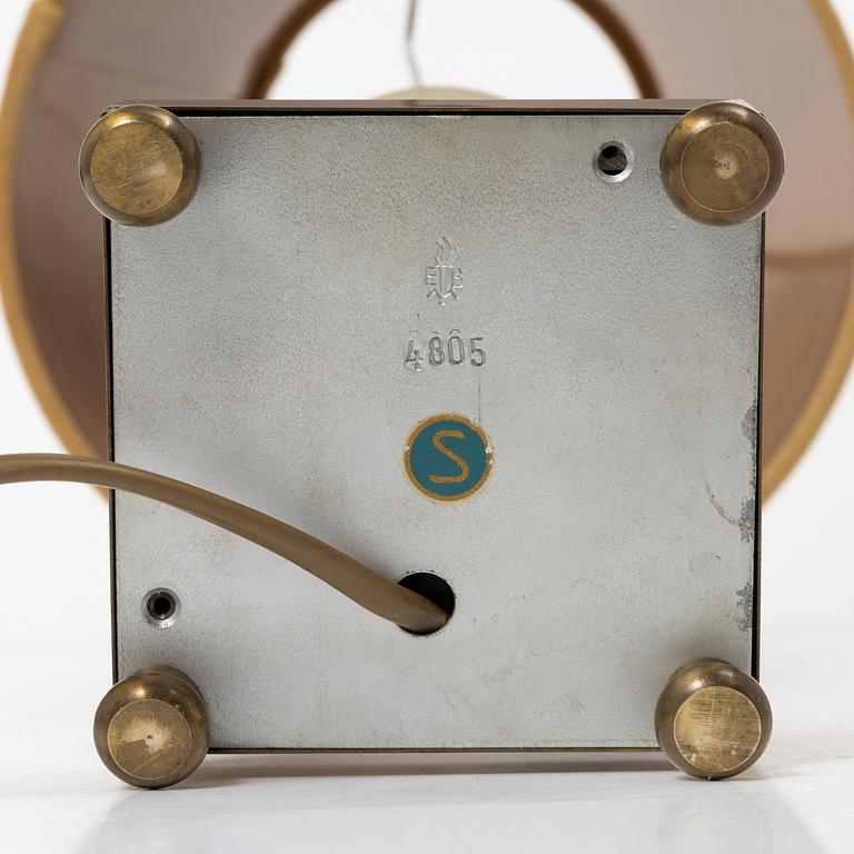 Einar Bäckströms Metallvarufabrik, bordslampor, ett par, modell 4805, 1940-tal.