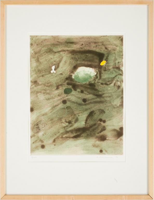 LENNART ASCHENBRENNER, etsning-aquatint, sign o numr 1/150.