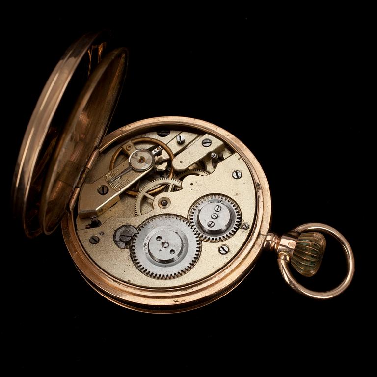 FICKUR, 14k, guld, 1800-talets slut.