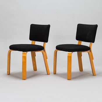 Alvar Aalto, tuoleja, 4 kpl, malli 62,  Aalto Design, Hedemora 1946-1956.