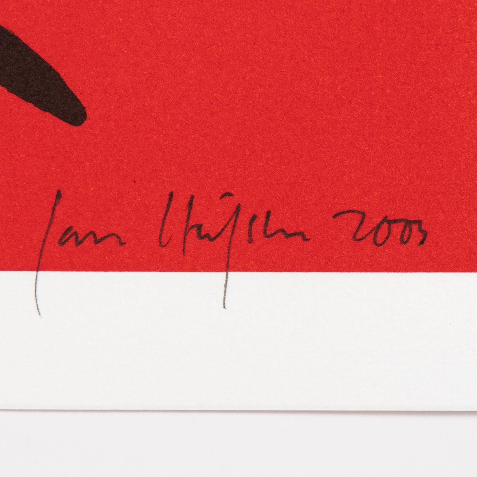 Jan Håfström, lithograph in colours, 2003, signed 519/2000.