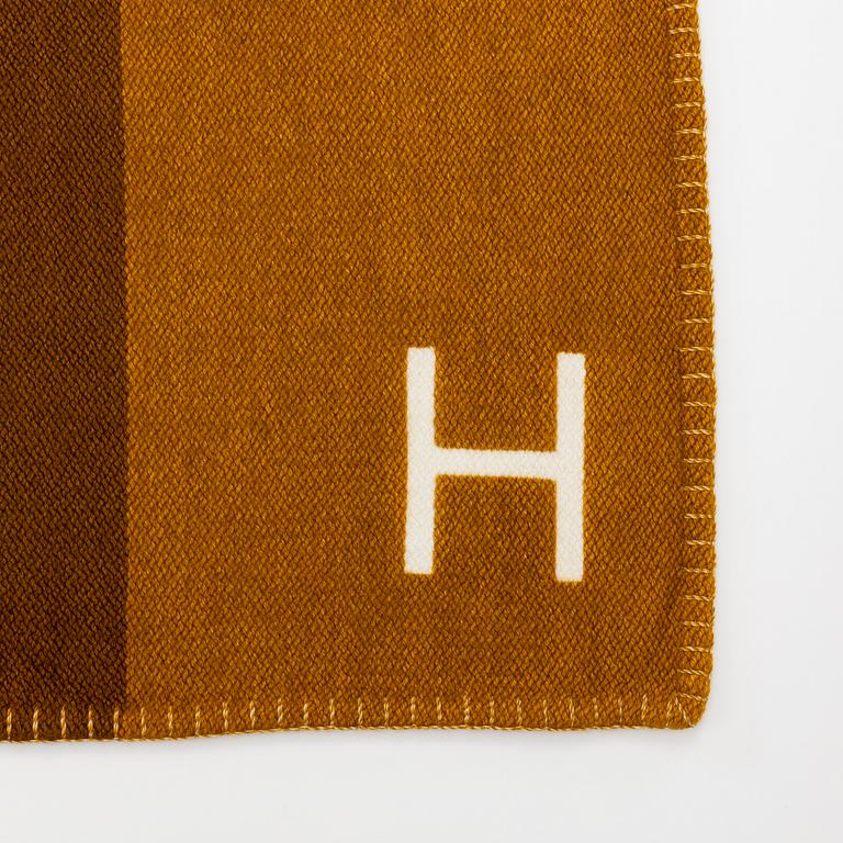 Hermès, blanket, "Plaid Tisse Main H Dye".