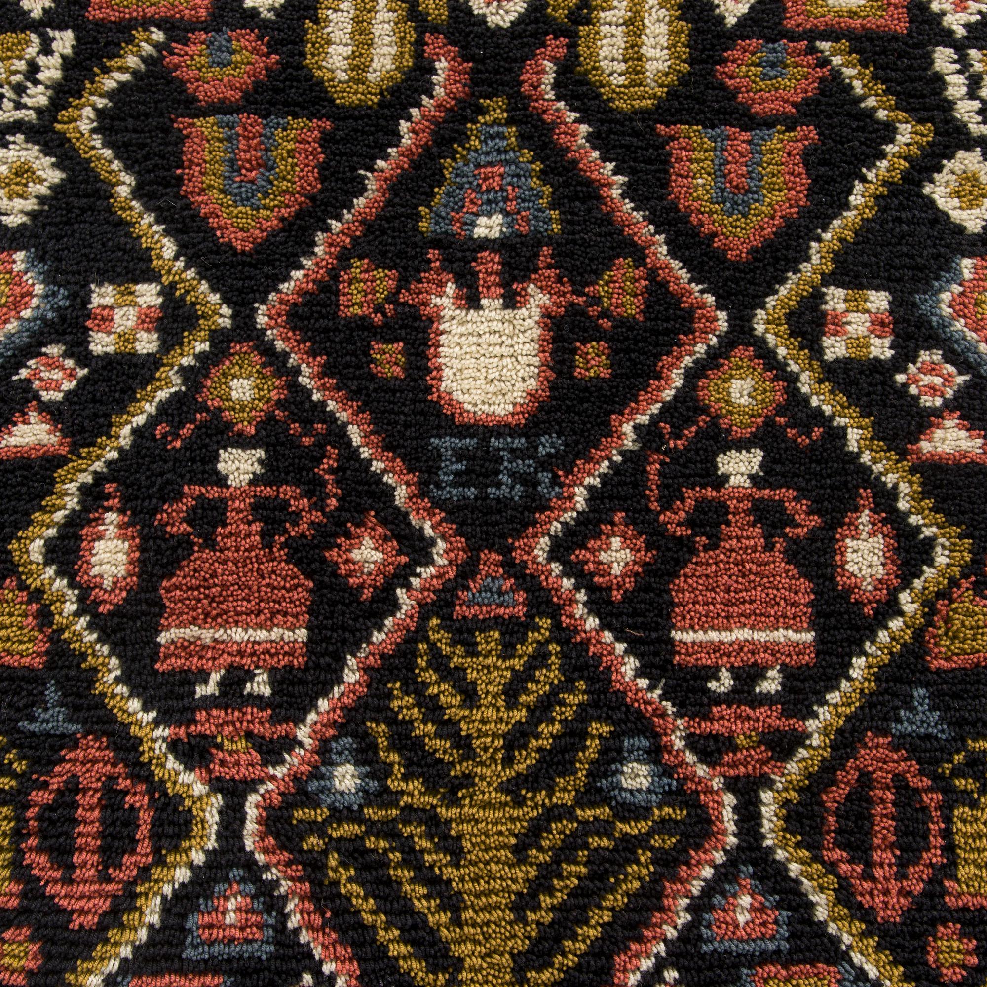 Rya, modell från Karkku, daterad 1936. Ca 159 x 114 cm.