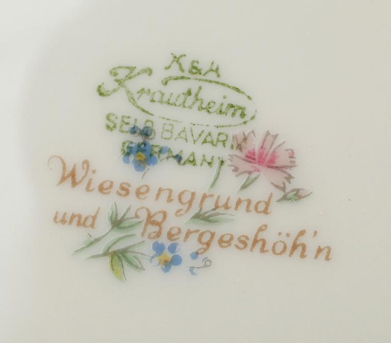 KAFFESERVIS, 40 delar, porslin, Krautheim, Tyskland.