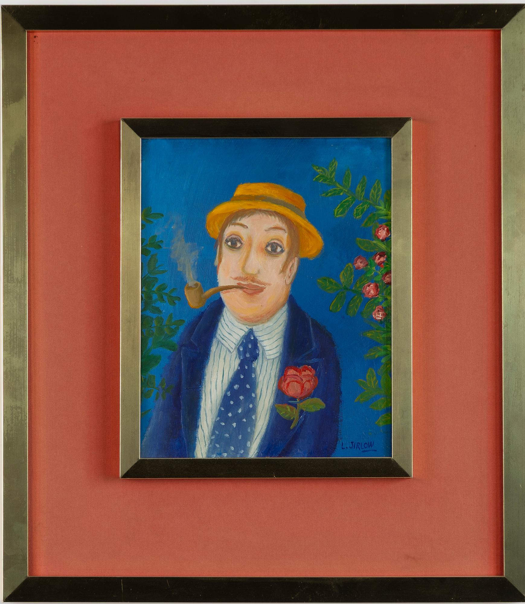 Lennart Jirlow, Man in a hat and pipe.