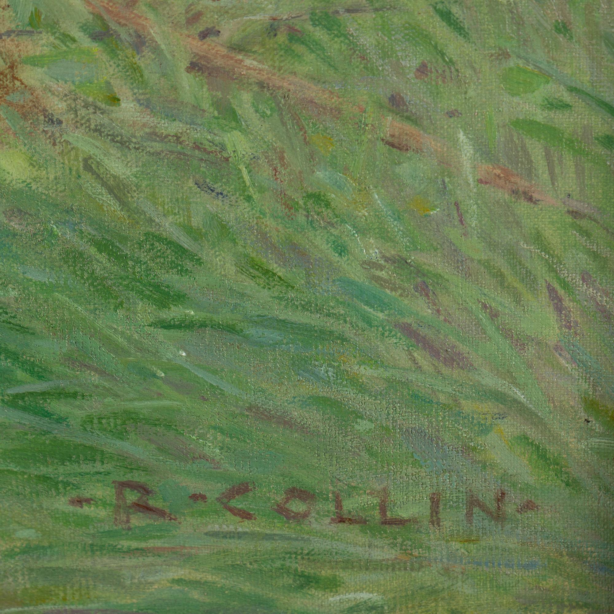 RAPHAËL COLLIN, oil on canvas, signed.